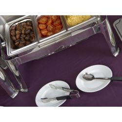 Genware Plastic Handle Small Spoon Black
