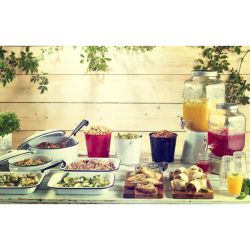 Enamel Baking Tray 28 x 23 x 4.5cm - Pack of 6