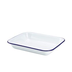 Enamel Baking Tray 31 x 25 x 5cm - Pack of 6