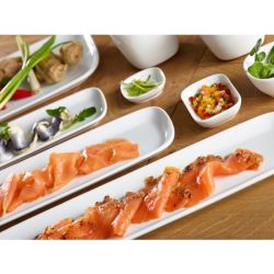 Genware Porcelain Ellipse Platter 27 x 10cm/ 10.75 x 4