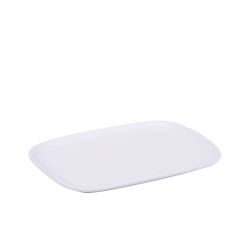 Genware Porcelain Ellipse Rectangular Plate 22.8 x 16.6cm/ 9 x 6.5