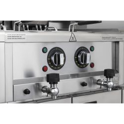 Buffalo 600 Series Twin Tank Electric Fryer 2 x 8Ltr