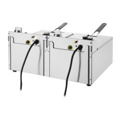 Buffalo Twin Tank Twin Basket 2x5Ltr Countertop Fryer 2x2.8kW