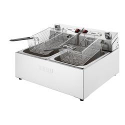 Buffalo  Double Electric Fryer with Timer 2x5Ltr