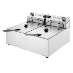Buffalo  Double Electric Fryer with Timer 2x5Ltr