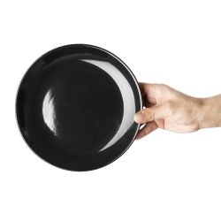 Olympia Cafe Coupe Plate Black - 200mm 8