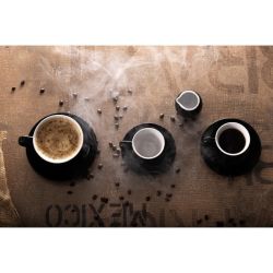 Olympia Cafe Saucer Black (12 Pack)