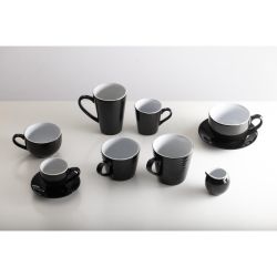 Olympia Cafe Latte Cups Black 340ml (12 pack)