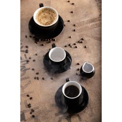 Olympia Cafe Saucer Black (12 Pack)