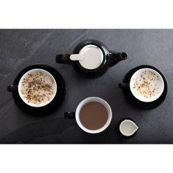 Olympia Cafe Saucer Black (12 Pack)