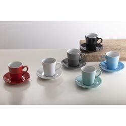 Olympia Cafe Flat White Charcoal - 170ml 5.74fl oz (12 Pack)