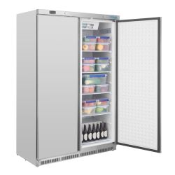 Polar C-Series Double Door Fridge Stainless Steel