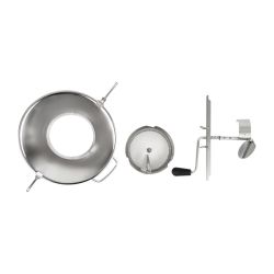 Triturator Stainless Steel - 35cm with Sieve 3mm