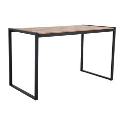 Bolero Steel and Acacia Industrial Bar Table 1800x900mm