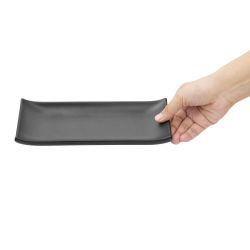 Olympia Kristallon Fusion Rectangular Small Plates 225mm (6 pack)