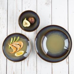 Olympia Birch Aubergine Deep Bowl 460ml (6 pack)