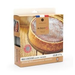 De Buyer Perforated Cheesecake Mould with Removable Base 240x65mm
