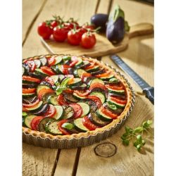 De Buyer Perforated Tart Mould with Removable Base 280x25mm