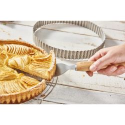 De Buyer Perforated Fluted Stainless Steel Tart Ring