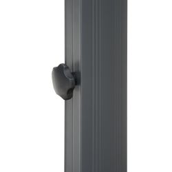 Bolero Venice Heavy Duty Parasol Black 3.5m