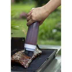 Tablecraft InvertaTop Squeeze Bottle With Basting Brush 24oz