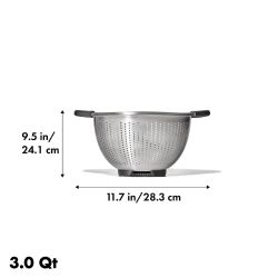 OXO Steel Colander 2.8Ltr