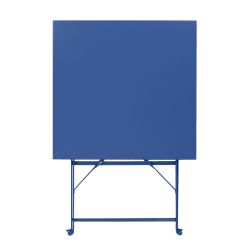 Bolero Perth Pavement Style Square Table Dark Navy