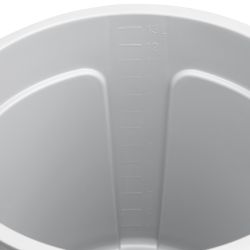Jantex Grey Graduated Bucket with Pouring Lip 14ltr