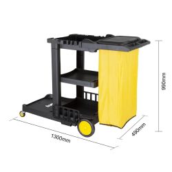 Jantex Cleaning Trolley Black