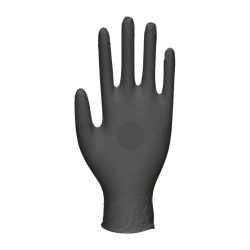 Biotouch Single Use Glove Black Nitrile Powder Free