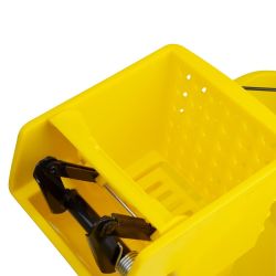 Jantex 30ltr Mop Bucket with Foot Pedal release - Yellow