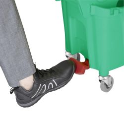 Jantex 30ltr Mop Bucket with Foot Pedal release - Green