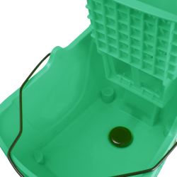 Jantex 30ltr Mop Bucket with Foot Pedal release - Green