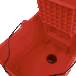 Jantex 30ltr Mop Bucket with Foot Pedal release - Red