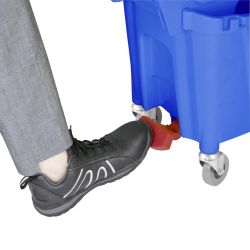 Jantex 30ltr Mop Bucket with Foot Pedal release - Blue