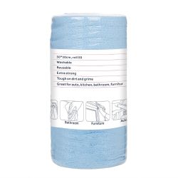 Nisbets Essentials Blue Micro Fibre Cloth 300x300mm - Roll of 50 tear-off sheets (Pack of 50)