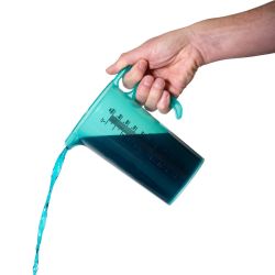 Pro-Measures Polypropylene Measuring Jug Green 1Ltr