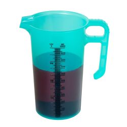 Pro-Measures Polypropylene Measuring Jug Green 1Ltr