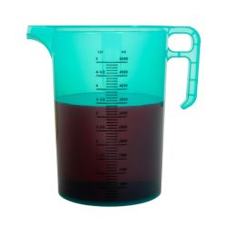 Pro-Measures Polypropylene Measuring Jug Green 5Ltr