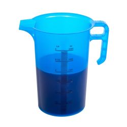 Pro-Measures Polypropylene Measuring Jug Blue 3Ltr