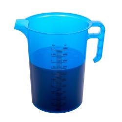 Pro-Measures Polypropylene Measuring Jug Blue 5Ltr