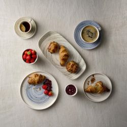 Churchill Elements Dune Walled Plates 210mm (6 Pack)