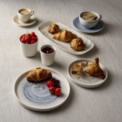 Churchill Elements Dune Walled Plates 210mm (6 Pack)