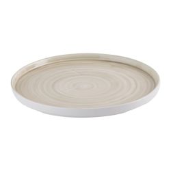 Churchill Stonecast Canvas Natural Walled Plates 280mm (6 pack)
