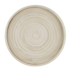 Churchill Stonecast Canvas Natural Walled Plates 280mm (6 pack)
