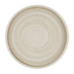 Churchill Stonecast Canvas Natural Walled Plates 260mm (6 pack)
