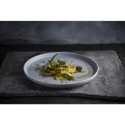 Churchill Emerge Seattle Grey Walled Plates 206mm (6 Pack)