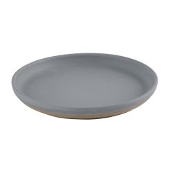 Churchill Emerge Seattle Grey Walled Plates 206mm (6 Pack)