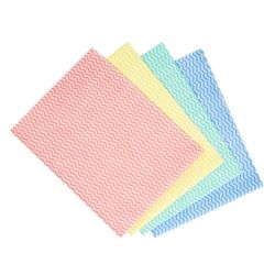 Jantex Heavy Duty Non-Woven Cloths Yellow (25 Pack)