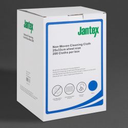 Jantex Green Compostable Cleaning Cloth Blue (200 pack)